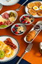 Hermia Set de Desayuno Demet 16 v2 de Porcelana Multicolor